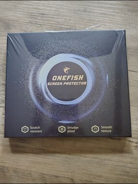OneFish Tempered Glass Screen Protector Full Coverage New Sealed Box Read